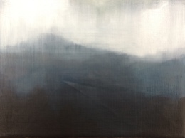 Perdre l'horizon - Huile sur toile - 15 x 20 cm - Juillet 2016